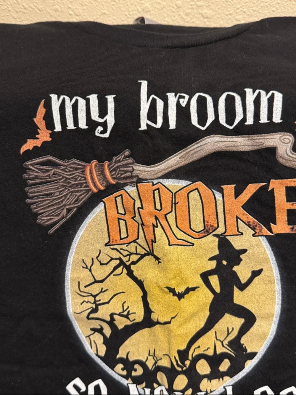 Women’s Halloween Black Running T-shirt